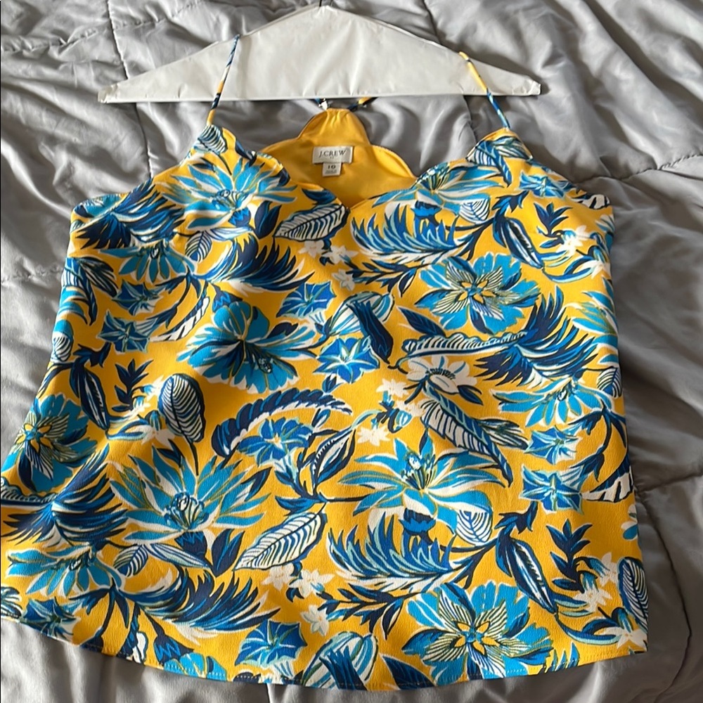 J. Crew factory scallop cami